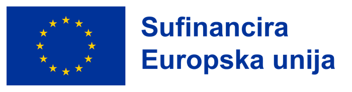 Amblem Europske unije s izjavom Sufinancira Europska unija