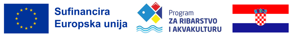 Sufinancira Europska unija - amblem EU, zastava Republike Hrvatske, logotip Programa za ribarstvo i akvakulturu 2021.-2027. i logotip FLAG-a Lostura